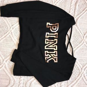 pink crew neck ( crisscross back)